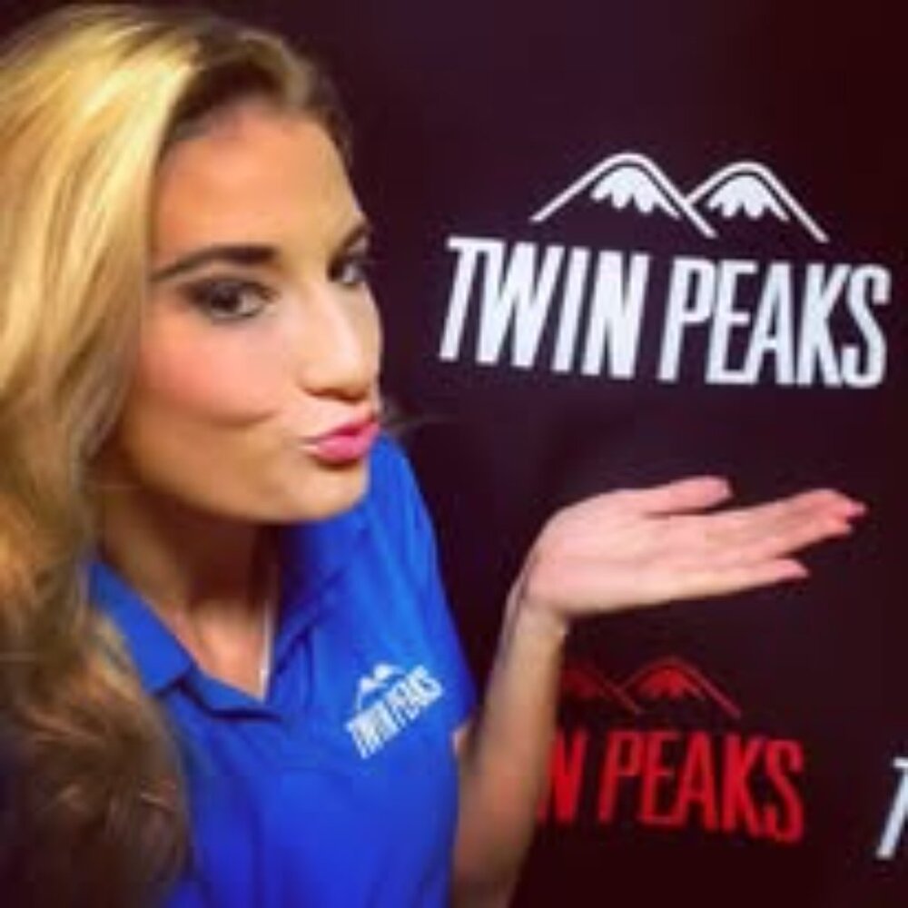 Official Twin Peaks Manager Polo- Small- Royal Blue